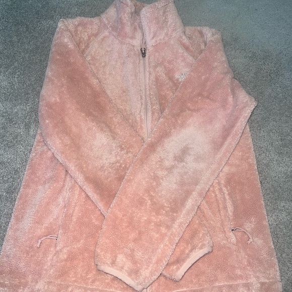 North Face Women's Osito Fleece Jacket Pink Medium - Picture 5 of 11